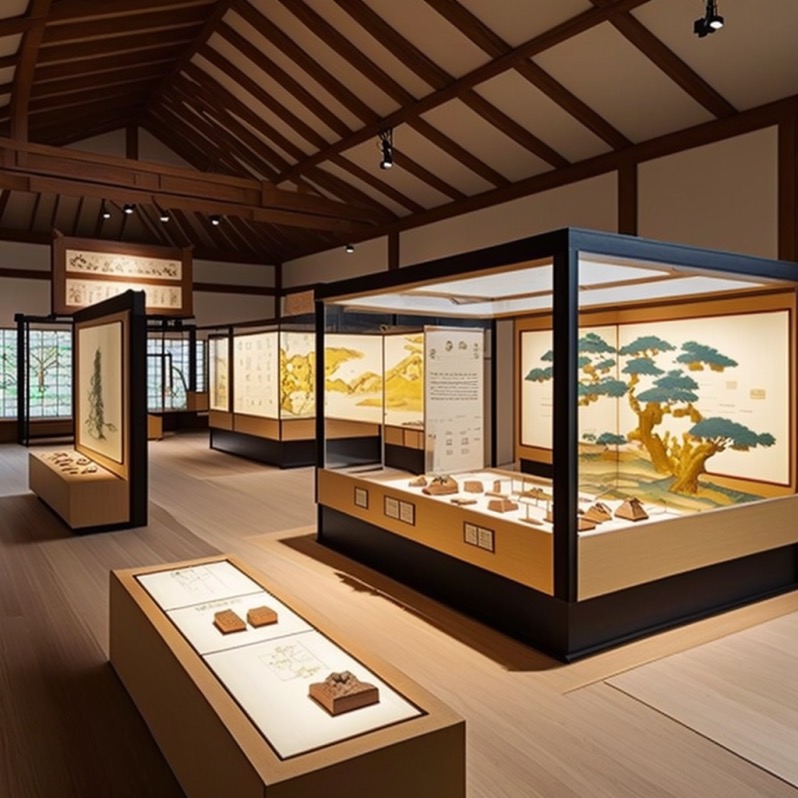 japanese museum exhibit