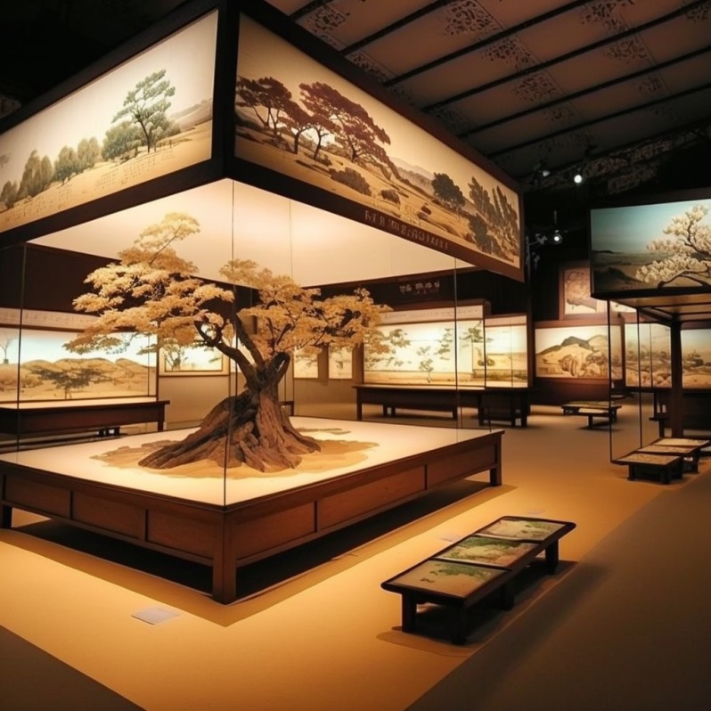 japanese museum exhibit