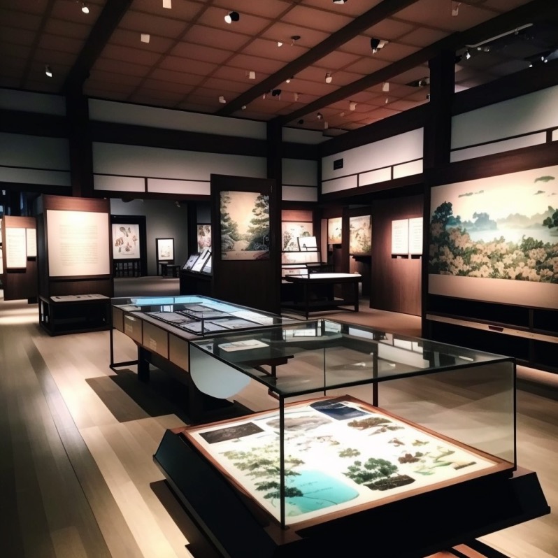 japanese museum exhibit