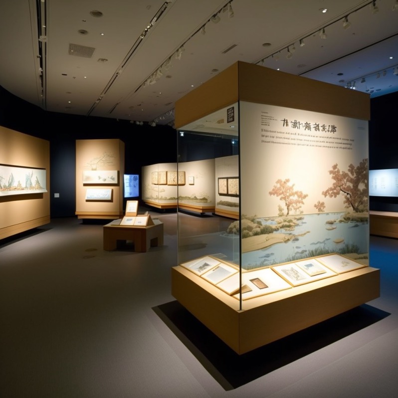 japanese museum exhibit