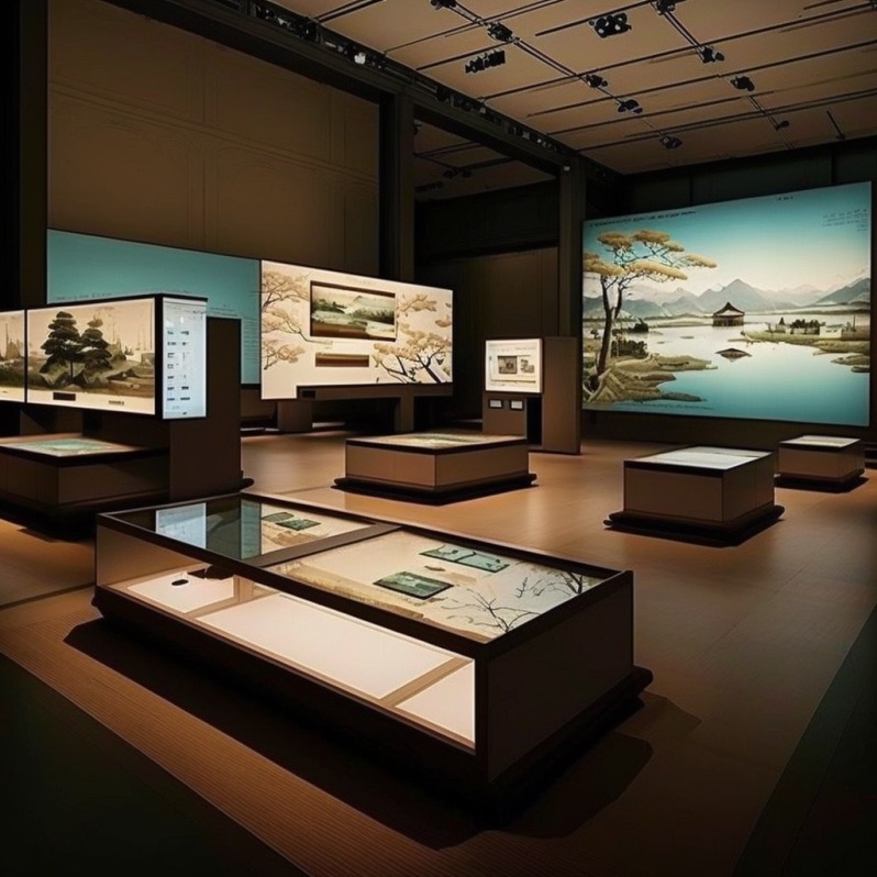 japanese museum exhibit