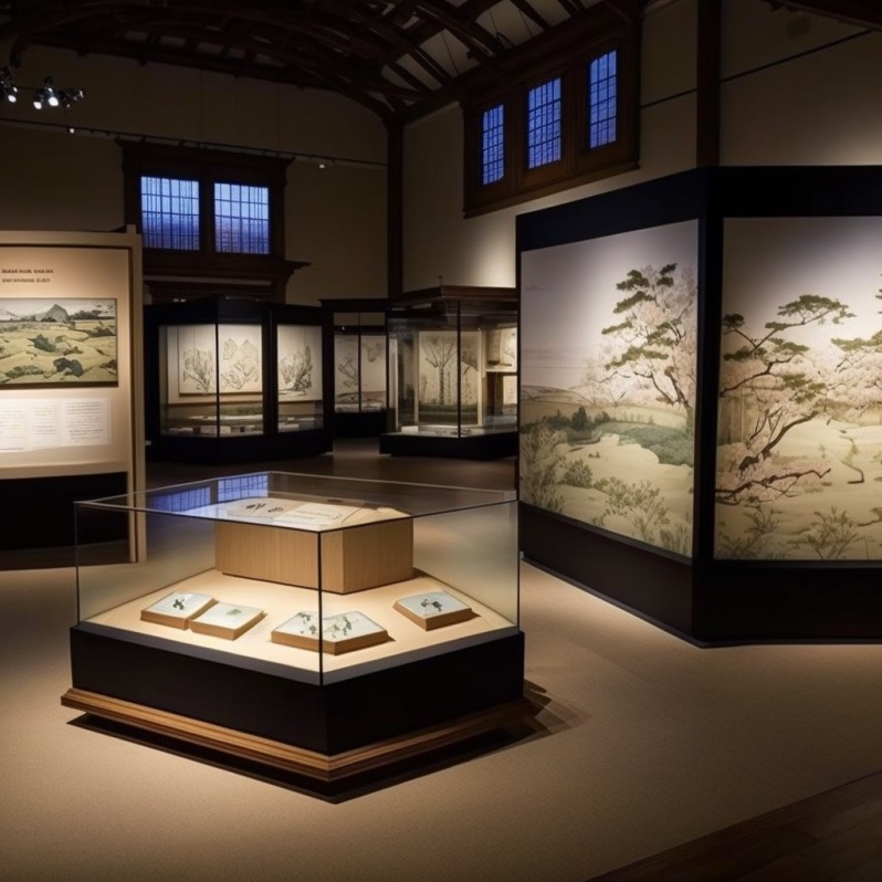 japanese museum exhibit