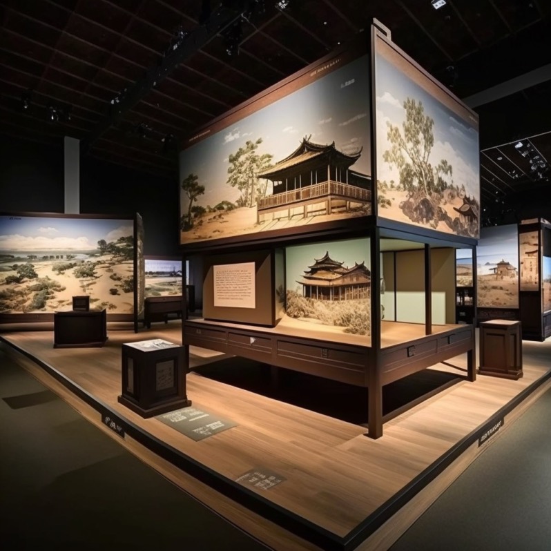 japanese museum exhibit