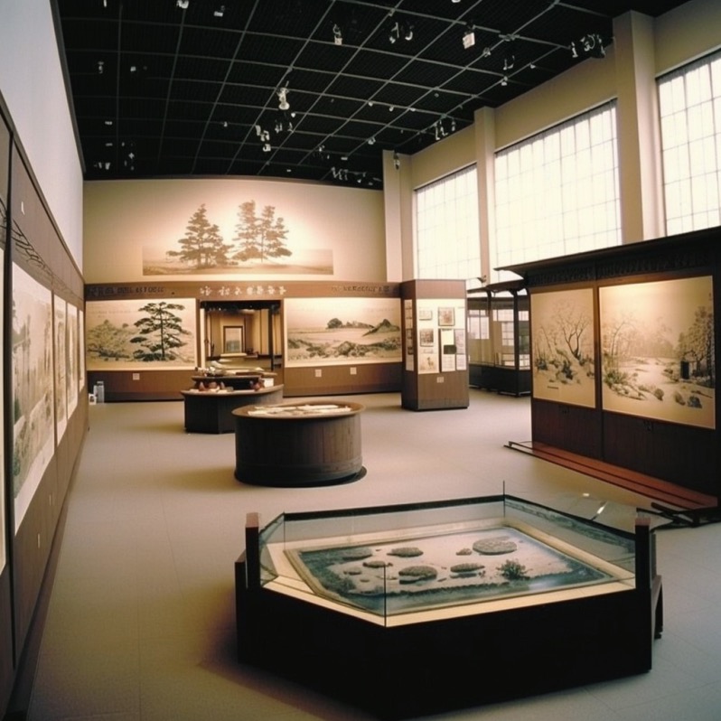 japanese museum exhibit