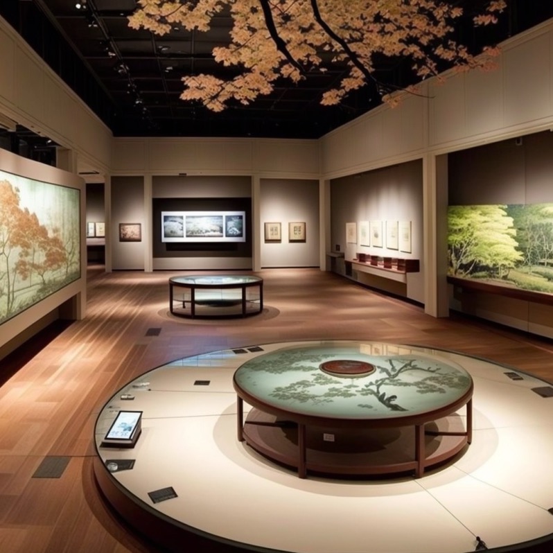 japanese museum exhibit