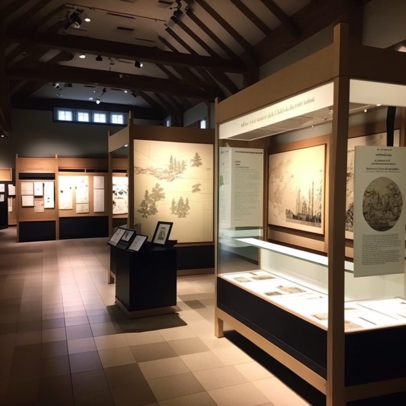 japanese museum exhibit