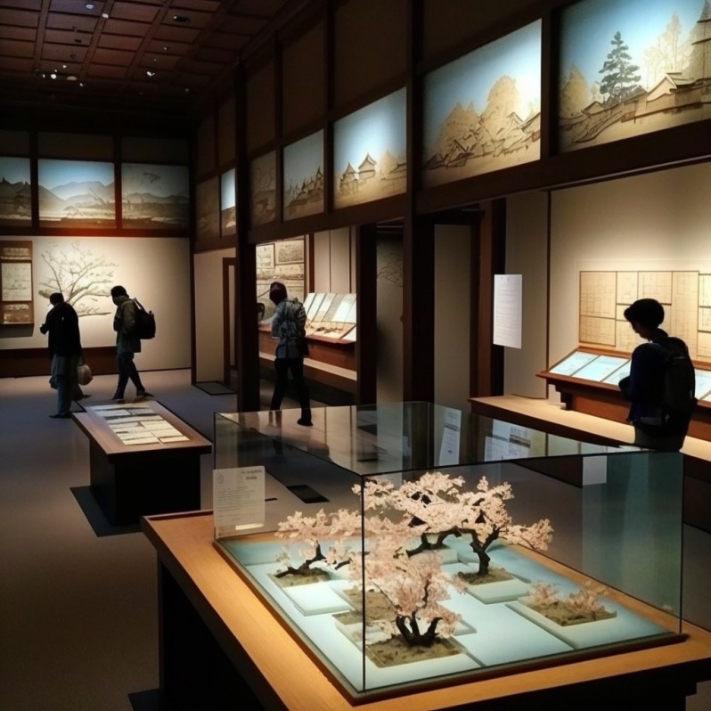 japanese museum exhibit