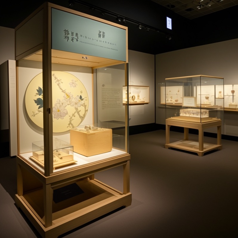 japanese museum exhibit