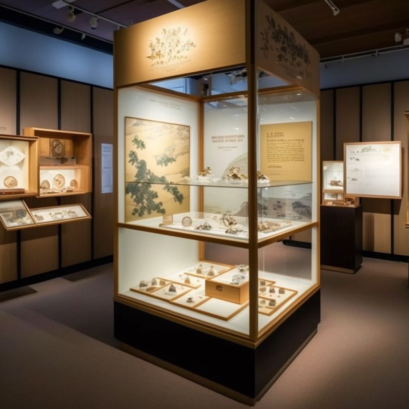 japanese museum exhibit