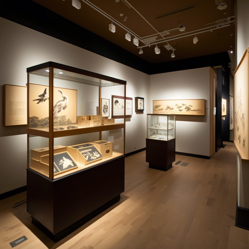 japanese museum exhibit