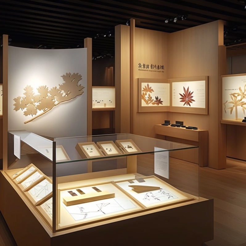 japanese museum exhibit