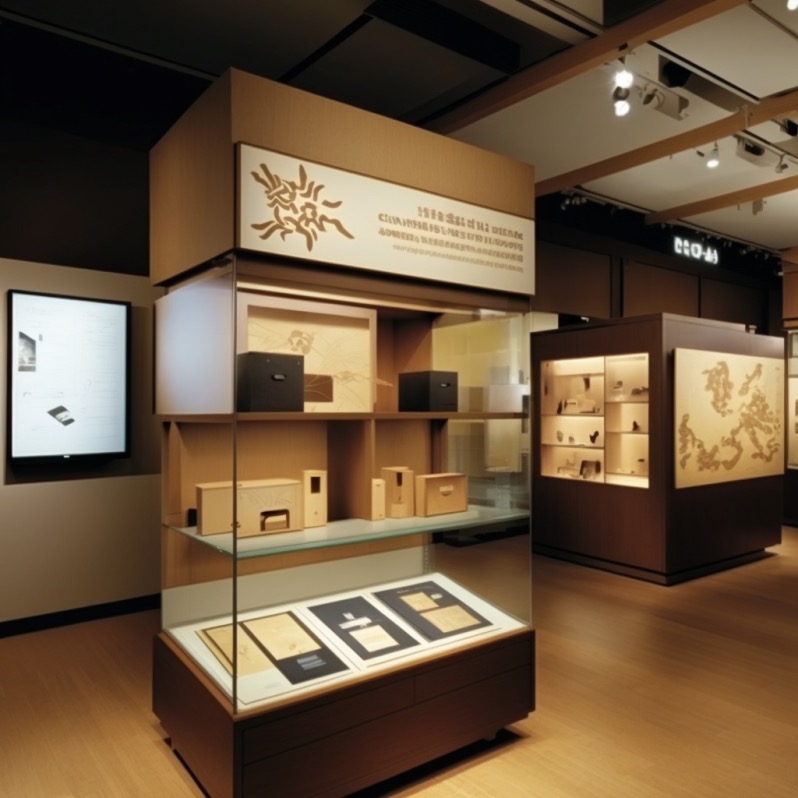 japanese museum exhibit