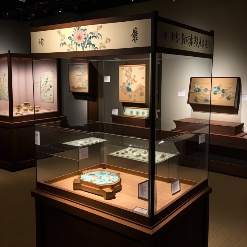 japanese museum exhibit