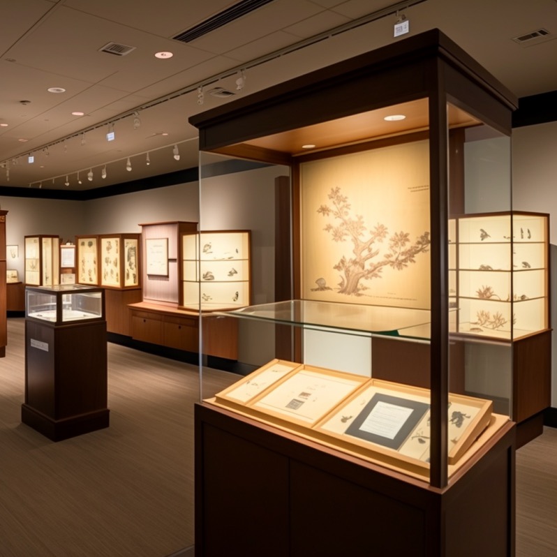 japanese museum exhibit