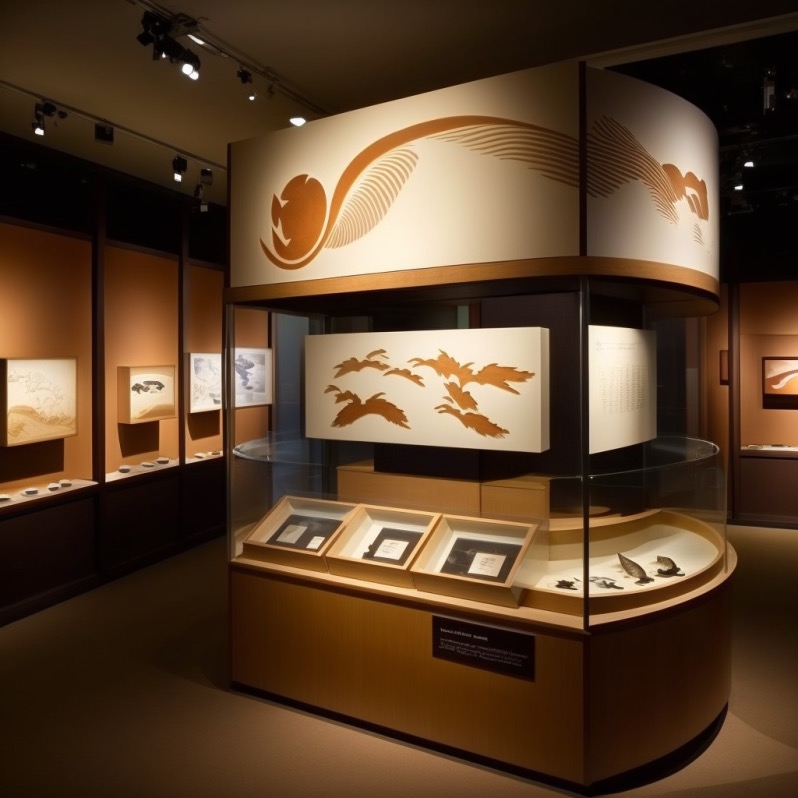 japanese museum exhibit