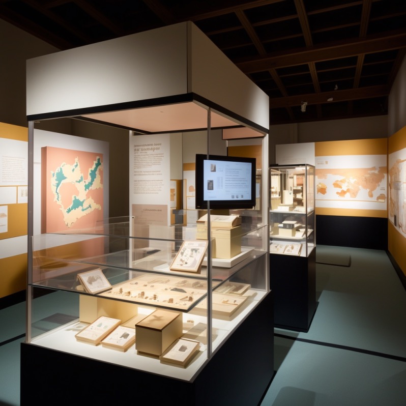 japanese museum exhibit