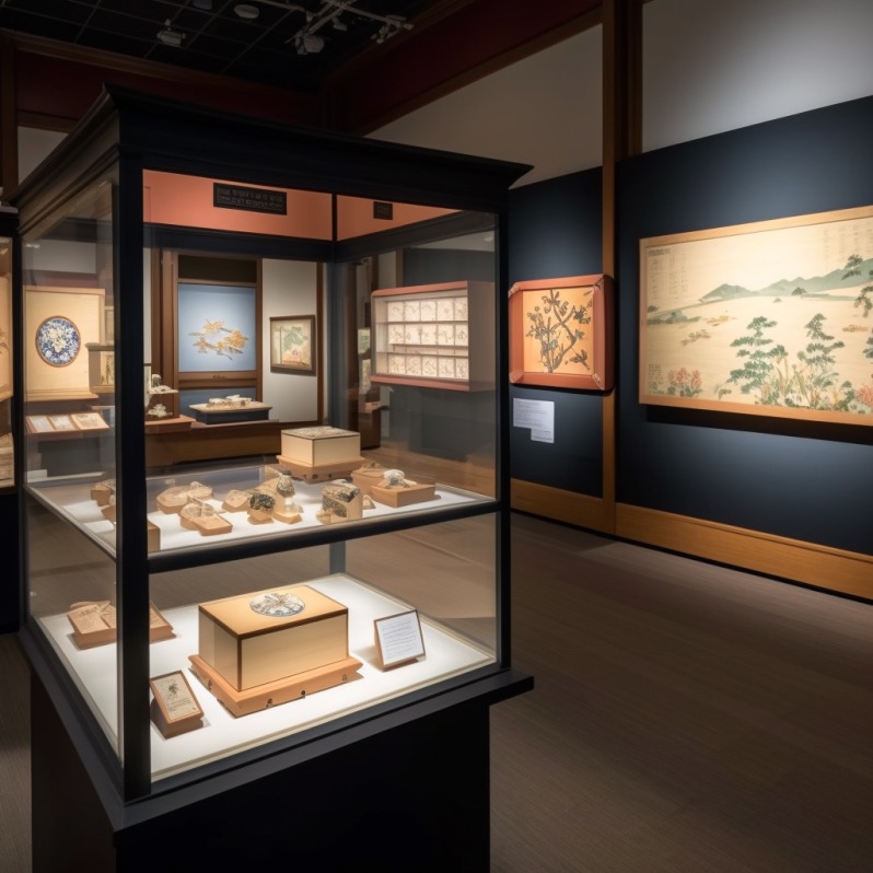 japanese museum exhibit