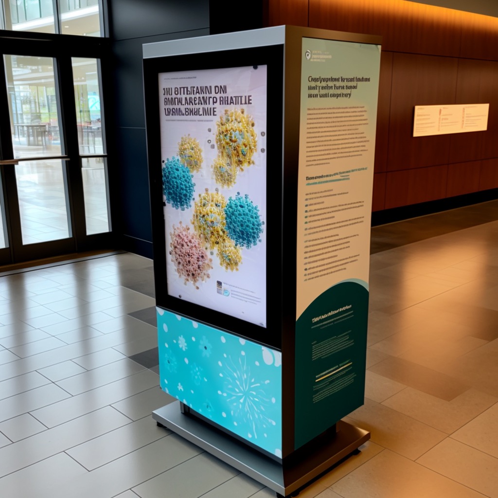 medical lobby display