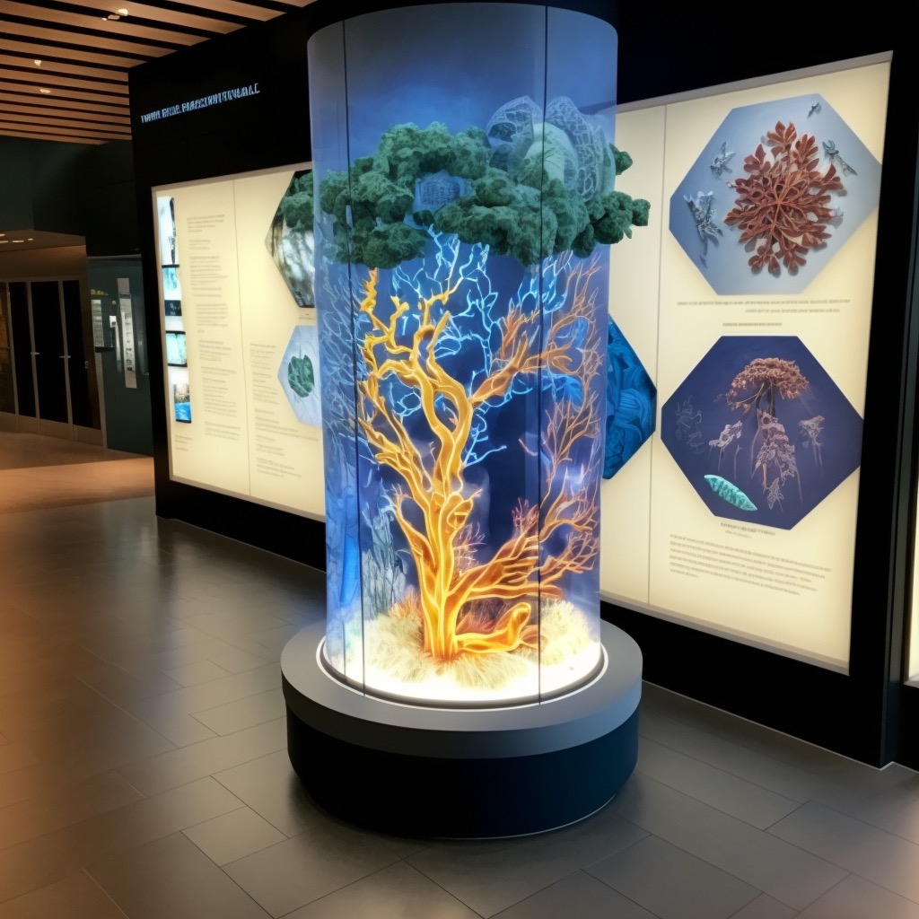 medical lobby display