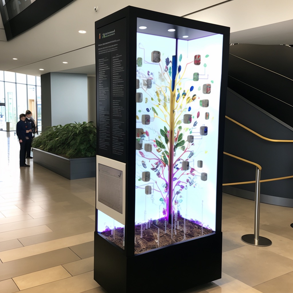 medical lobby display