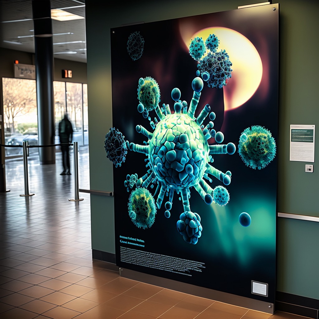 medical lobby display