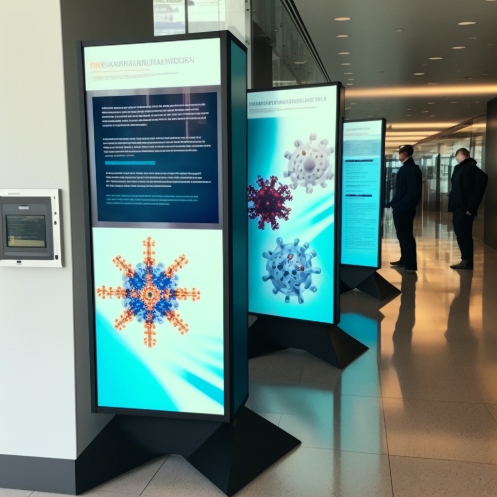 medical lobby display