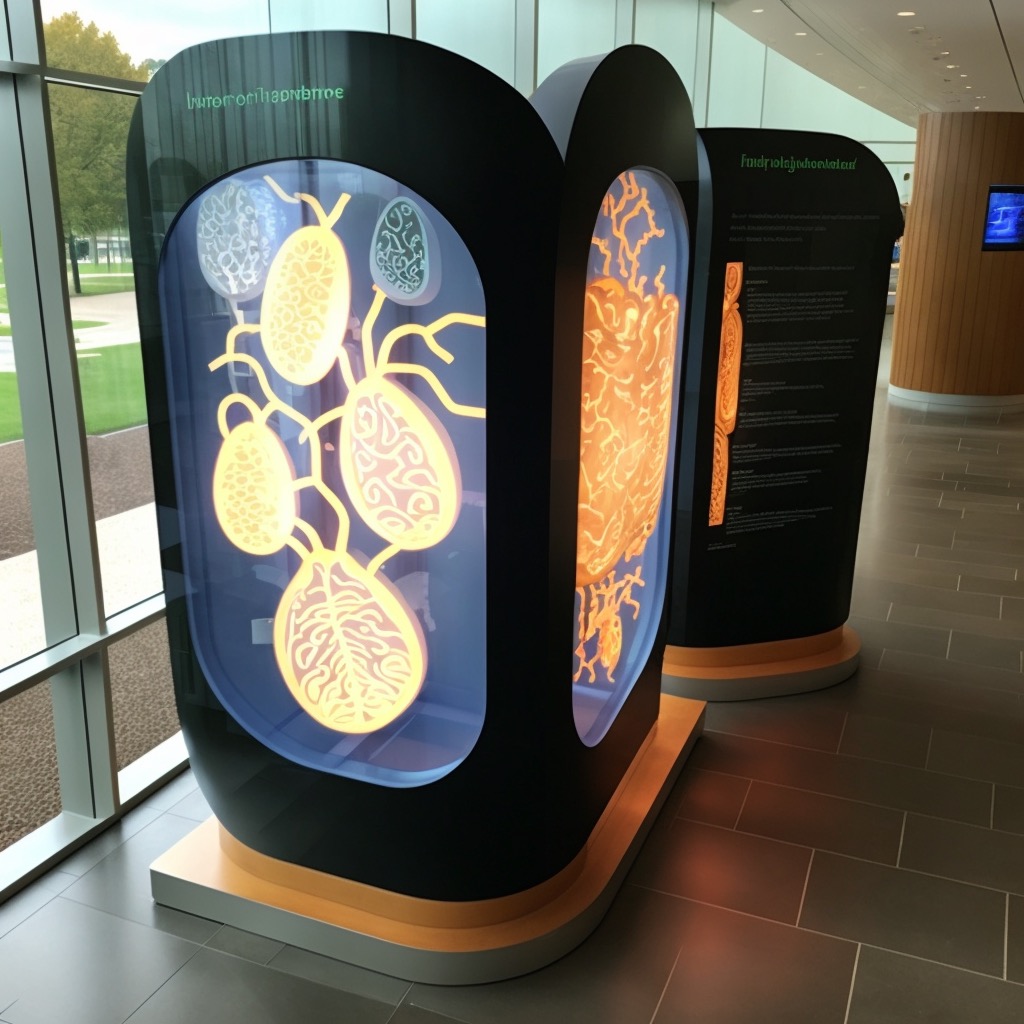 medical lobby display