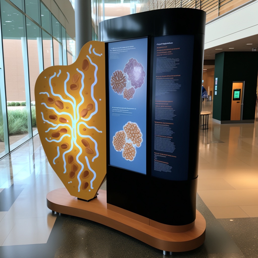 medical lobby display