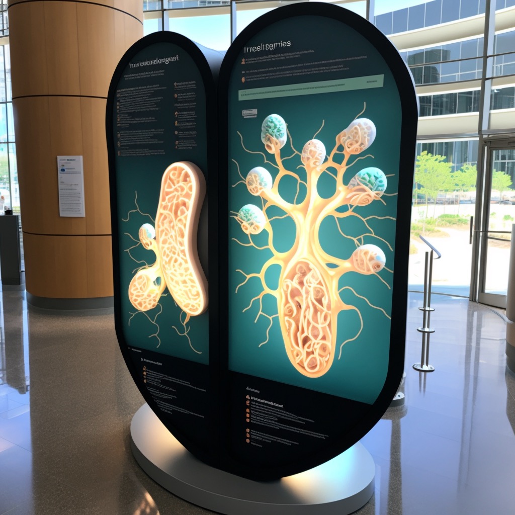 medical lobby display