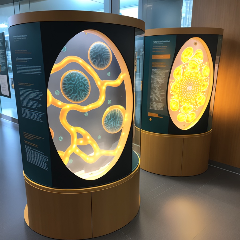 medical lobby display